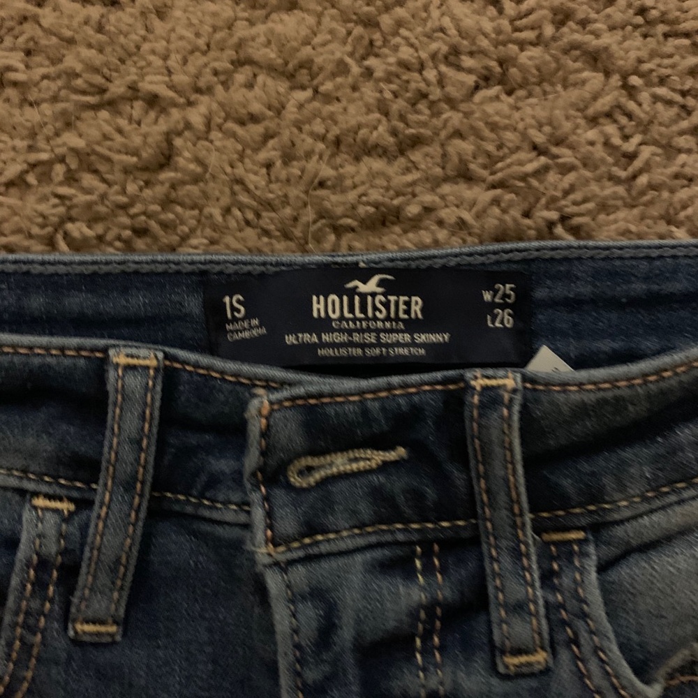 ultra high rise hollister skinny jeans